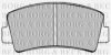 BORG & BECK BBP1221 Brake Pad Set, disc brake